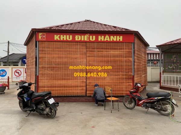 mành tre che nắng nhà lục giác 4